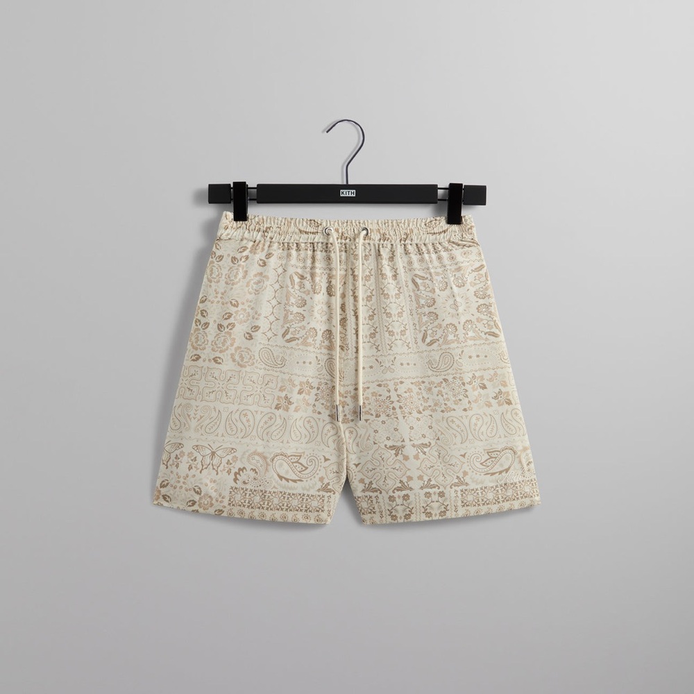 Kith Silk Lyocell Active Short in Canvas Men’s Size Large Shorts Summer 2024